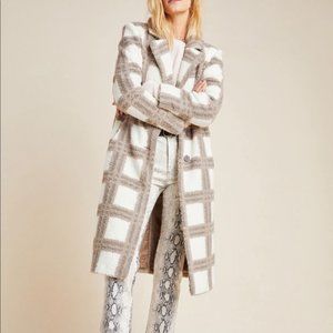 Anthropologie NVLT Carter Plaid Teddy Coat (S/P)
